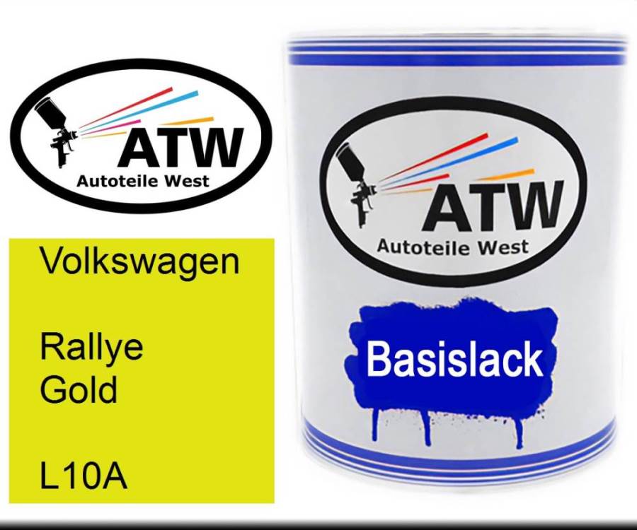 Volkswagen, Rallye Gold, L10A: 1L Lackdose, von ATW Autoteile West.